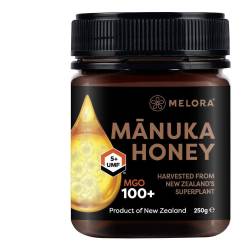 Miere de Manuka MGO 100+ UMF 5+ naturala din Noua Zeelanda, 250g, Melora