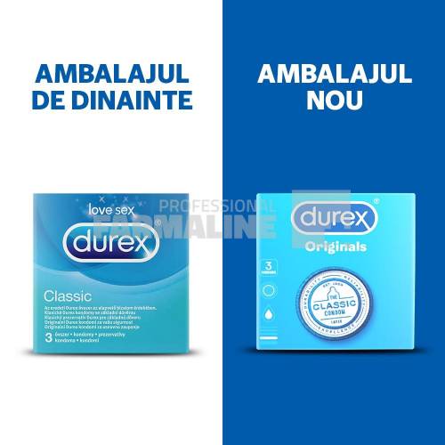 Durex Originals Prezervative 3 bucati