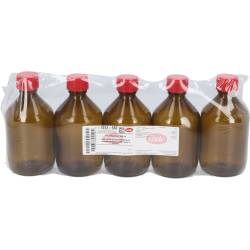 Veralflasche braun 300 ml m.Gießring u.Verschl. 5 St