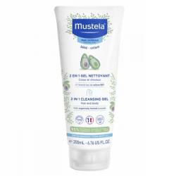 Mustela Bebe 2 in 1 gel de curatare par si corp  200ml  Lab.Expans.
