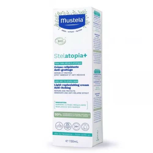Mustela Stelatopia+ crema de refacerea lipidelor 150ml Lab.Expans.