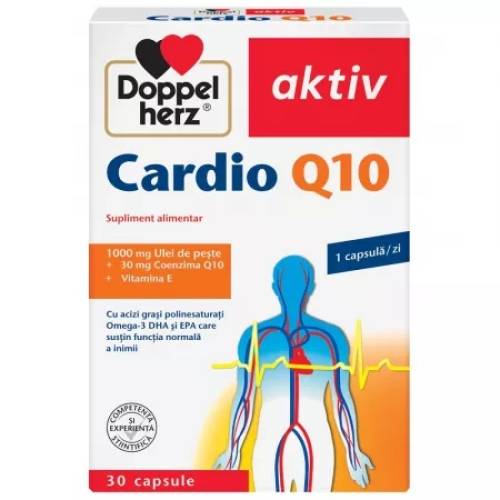 Cardio Q10 Aktiv, 30 capsule, Doppelherz