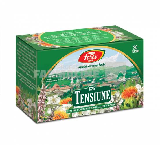Fares Ceai tensiune (hipertesiune) 20 plicuri