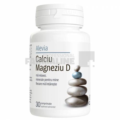 Alevia Calciu Magneziu D 30 comprimate
