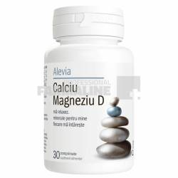 Alevia Calciu Magneziu D 30 comprimate