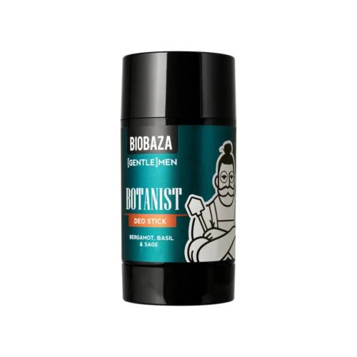 Deodorant stick pentru barbati cu Ulei de bergamota si Busuioc & Extract de salvie Botanist, 50ml, Biobaza