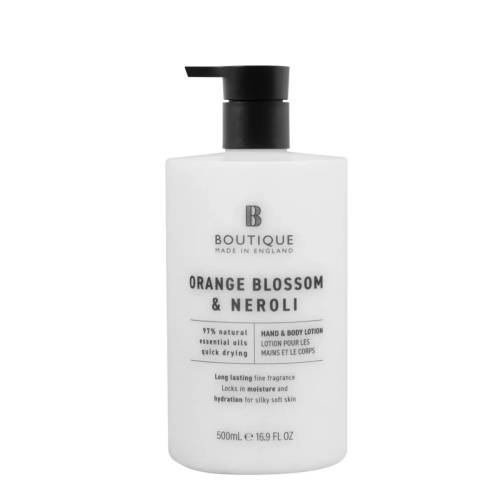 Lotiune pentru maini si corp cu parfum de Flori de portocal & Neroli, 500ml, Boutique