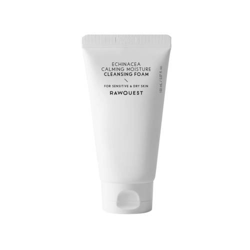 Spuma de curatare calmanta si hidratanta cu Echinacea pentru piele sensibila, 150ml, RawQuest