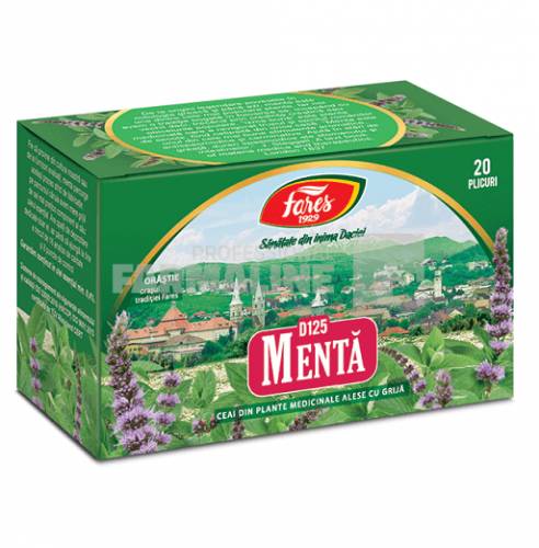 Fares Ceai de Menta 20 plicuri
