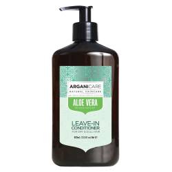 Balsam leave-in hidratant cu Aloe Vera pentru par uscat si lipsit de stralucire, 400ml, Arganicare