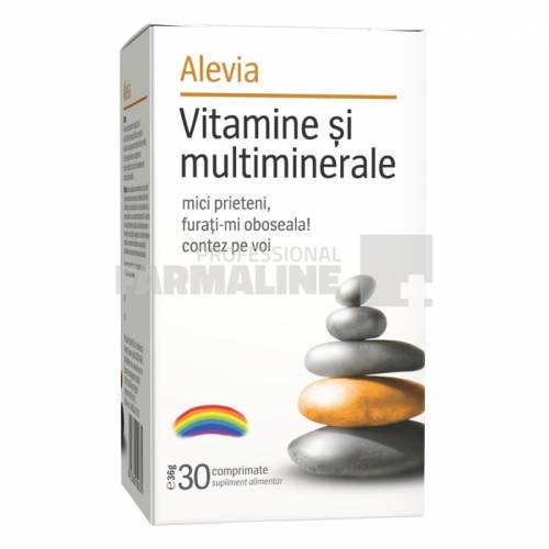 Alevia Vitamine si multiminerale 30 comprimate