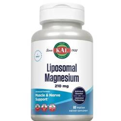 Magneziu Liposomal 210 mg, 60 capsule vegetale, KAL, Secom