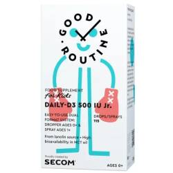 Vitamina D3 pentru copii Daily-D3 Jr Good Routine, 500 IU, 15 ml