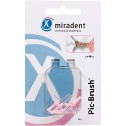 Miradent Interd.Pic-Brush Ersatzb.xx-fein pink 6 St