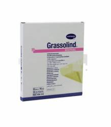 Hartmann Grassolind comprese impregnate cu unguent 10 cm x 10 cm 10 bucati