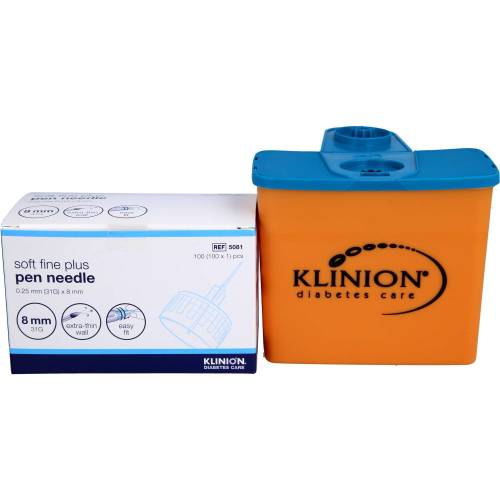 Klinion Soft fine plus Pen-Nadeln 0,25x8 mm 31 G 110 St