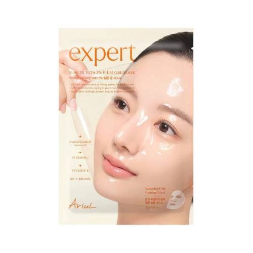 Masca pentru piele uscata si terna Hidrogel Expert Niacin Vita 5%, 23g, Ariul