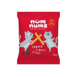 Sticksuri cu rosii si busuioc Bio, 20g, Num Nums