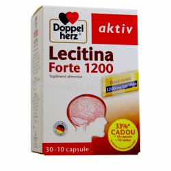 Doppelherz Aktiv Lecitina Forte 1200 mg 30 capsule + 10 capsule Cadou
