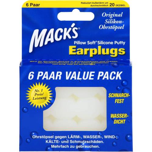 Macks Earplugs 12 St