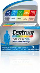 Centrum Silver 50+ de la A la Zinc pentru barbati 30 comprimate
