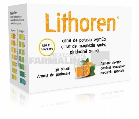Lithoren aroma de portocale 30 plicuri