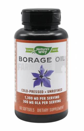 Borage (Limba-mielului) 1300mg 60 capsule