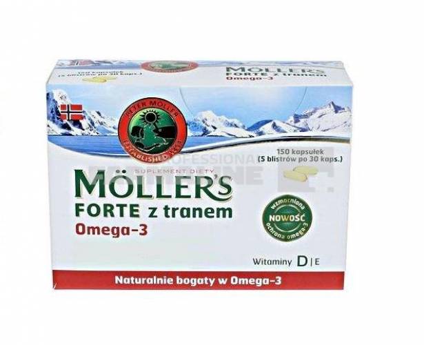 Moller's Forte cu Omega 3 150 capsule