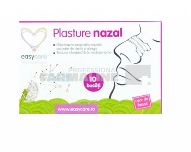 EasyCare Plasture nazal 10 bucati
