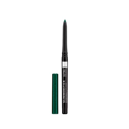 Creion retractabil pentru contur ochi Glimmerstick Diamonds Emerald Glow, 0.35g, Avon
