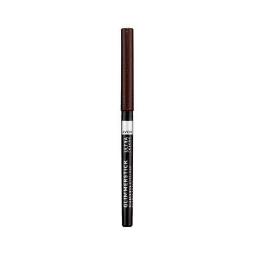 Creion retractabil pentru contur ochi Glimmerstick Diamonds Black Bijoux, 0.35g, Avon