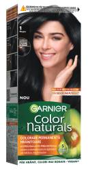 Vopsea de par permanenta Color Naturals 1 Negru, 112ml, Garnier