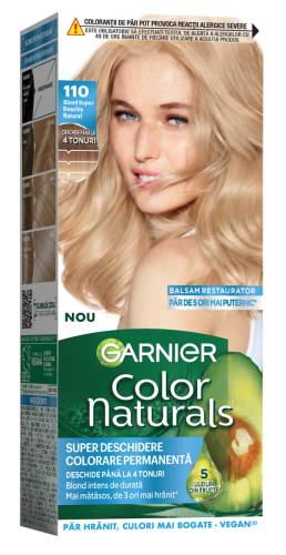 Vopsea de par permanenta Color Naturals  110 Blond Super Deschis Natural, 112ml, Garnier