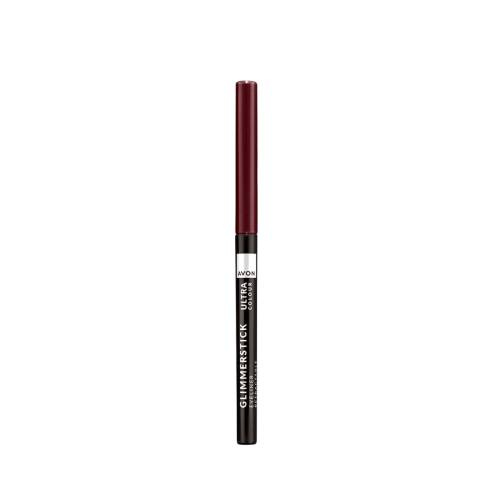 Creion retractabil pentru contur ochi Glimmerstick Cherry Red, 0.28g, Avon