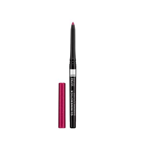 Creion retractabil pentru contur ochi Glimmerstick Diamonds Pink Coral, 0.35g, Avon