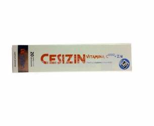 Cesizin Vitamina C 1000 +Zn 20 comprimate efervescente