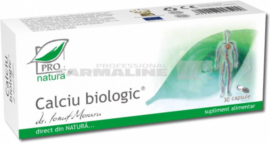 Pro-Natura Calciu biologic 30 capsule