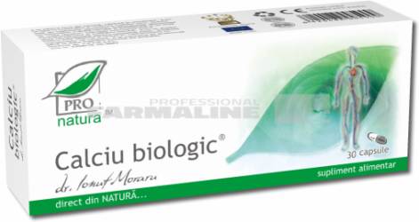 Pro-Natura Calciu biologic 30 capsule