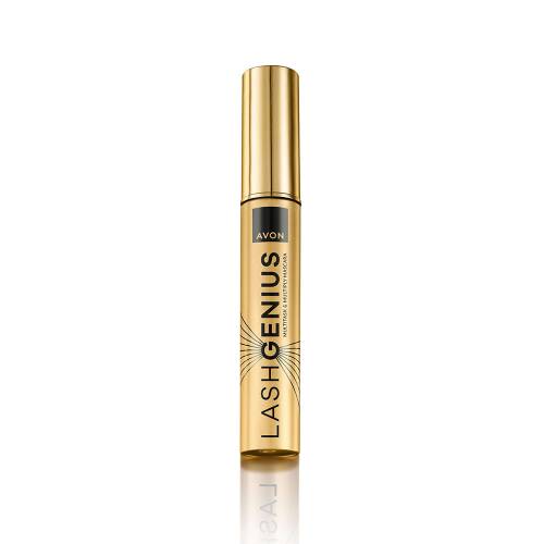 Mascara Lash Genius Multitask & Multiply Blackest Black, 10ml, Avon
