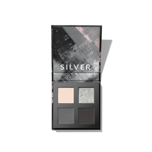 Paleta de farduri de pleoape Ultra Quad Silver, 2.8g, Avon