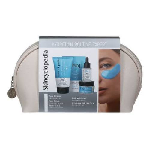 Set pentru hidratarea tenului, Hydration Routine Expert, 5 piese, Skincyclopedia