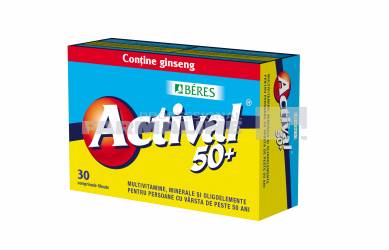 Beres Actival 50+ 30 comprimate