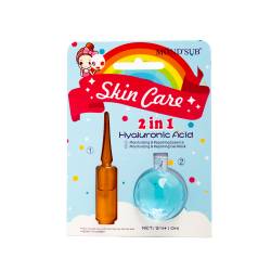 Set masca cu acid hialuronic si lotiune reparatoare, 12ml, Mondsub