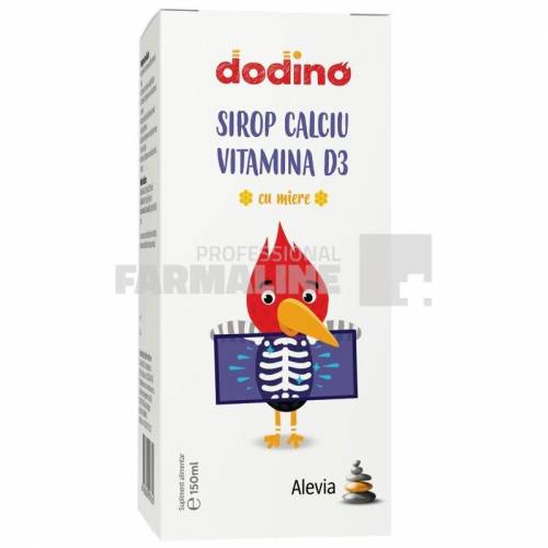 Dodino Sirop Calciu cu Vitamina D3 si miere 150 ml