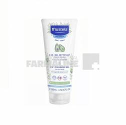 Mustela Gel de curatare 2 in 1 par si corp 200 ml