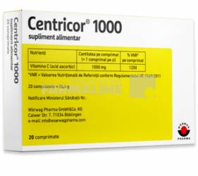 Centricor 1000 mg 20 comprimate