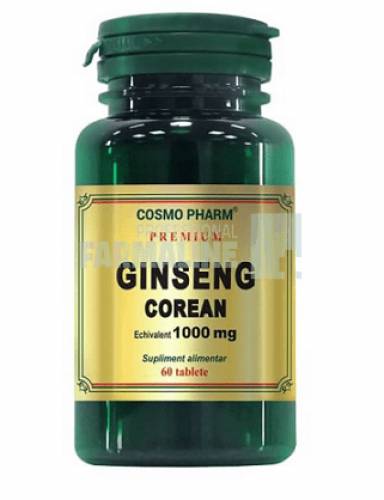 Ginseng Corean 1000 mg 60 tablete