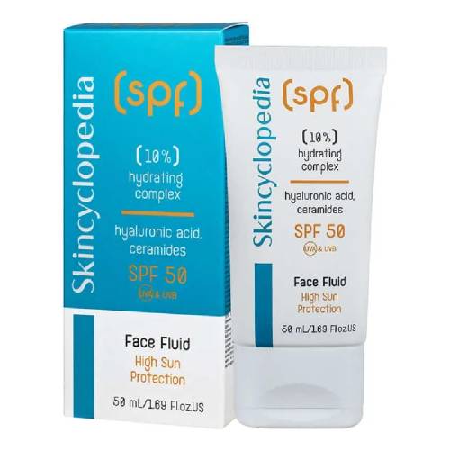 Crema cu efect de hidratare,  SPF50, 50ml, Skincyclopedia
