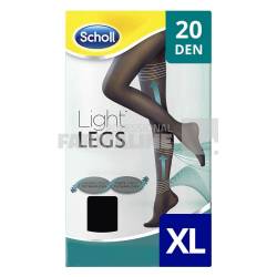 Scholl Light Legs Ciorapi compresivi 20 DEN negru ""XL""