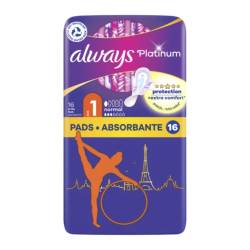 Absorbante Platinum Normal, 16 bucati, Always